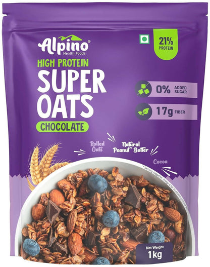 Alpino High Protein Super Rolled Oats Chocolate - BUDNE