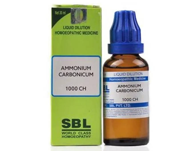 SBL Homeopathy Ammonium Carbonicum Dilution - BUDEN