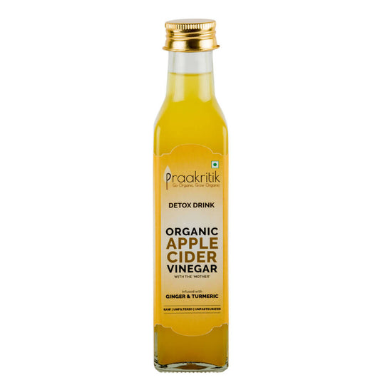 Praakritik Organic Apple Cider Vinegar With Ginger & Turmeric - buy in USA, Australia, Canada