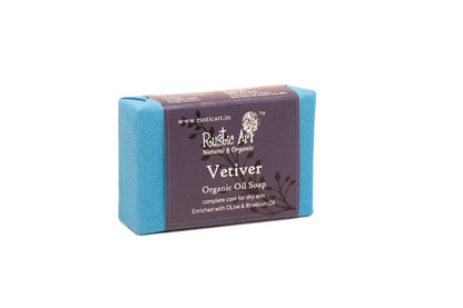 Rustic Art Vetiver Organic Oil Soap