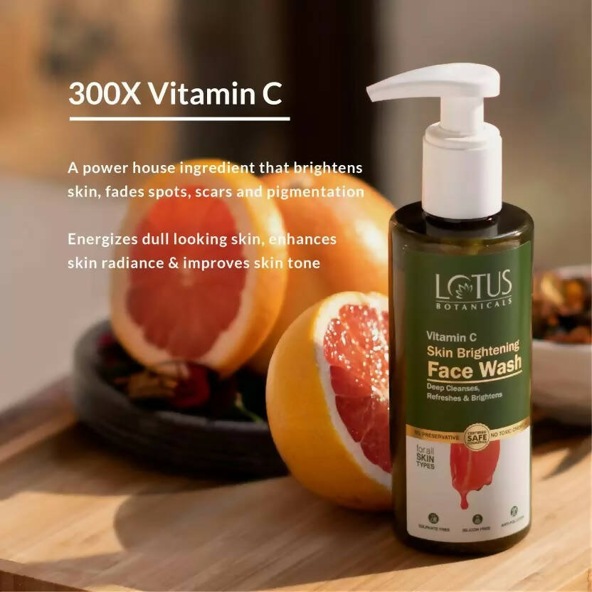 Lotus Botanicals Vitamin C Skin Brightening Face Wash