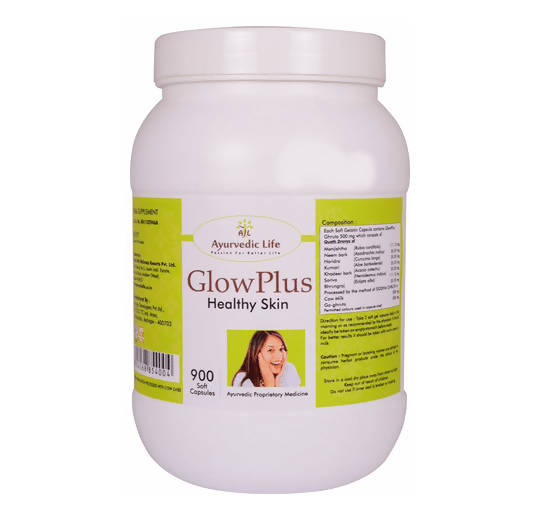 Ayurvedic Life Glow Plus Healthy Skin Capsules - usa canada australia