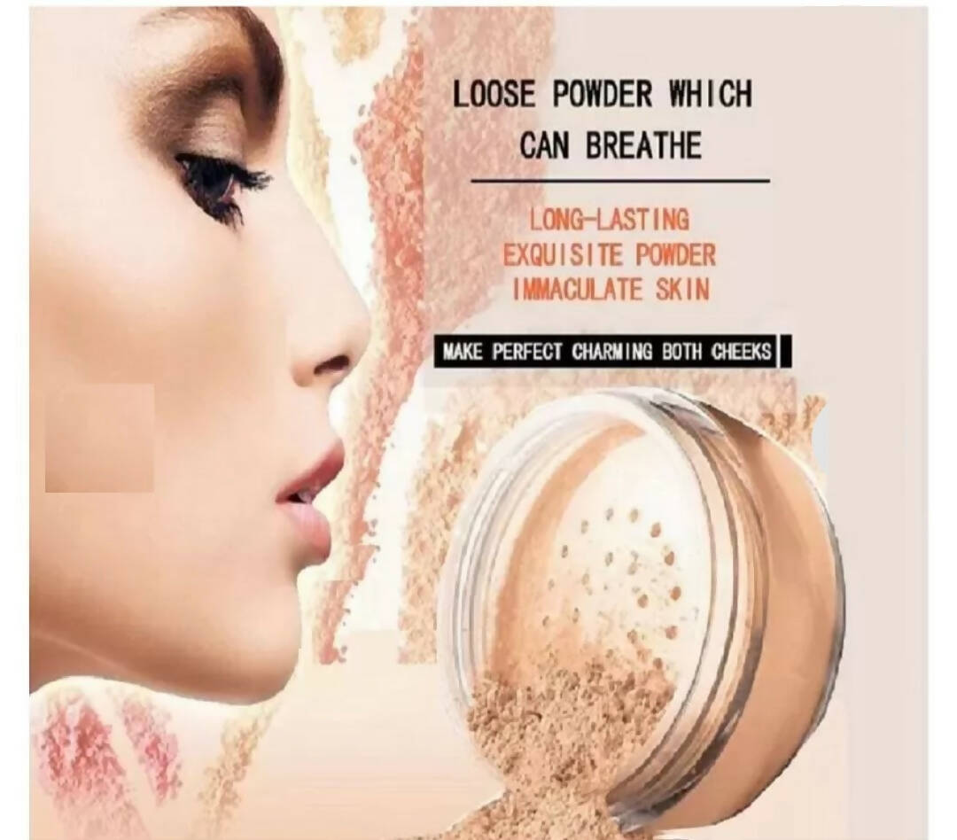 Maliao Translucent Setting HD Banana Luxury Loose Powder