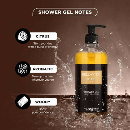 Bella Vita Luxury KLUB Man Body Wash Refreshing Shower Gel