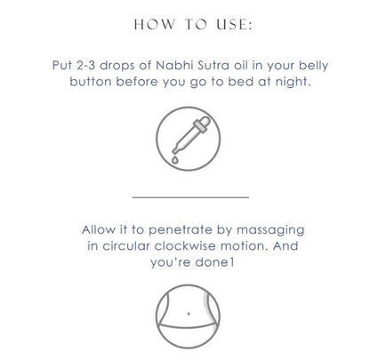 Nabhi Sutra Healthy Hair Care - Belly Button Oil