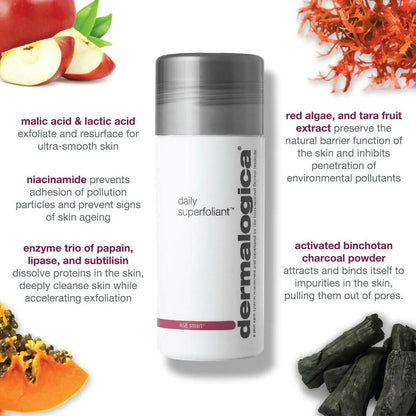 Dermalogica Daily Superfoliant Anti-Pollution Face Scrub with Charcoal