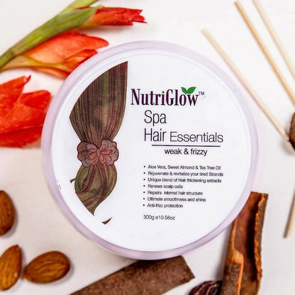 NutriGlow Hair Spa Cream With Volumizing & Shine Lock Formula for Weak & Frizzy Hair