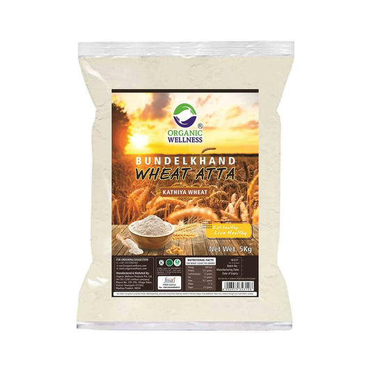 Organic Wellness Kathiya Wheat Atta -  USA, Australia, Canada 