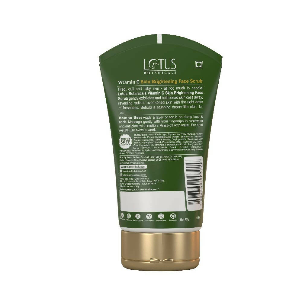 Lotus Botanicals Vitamin C Skin Brightening Face Scrub