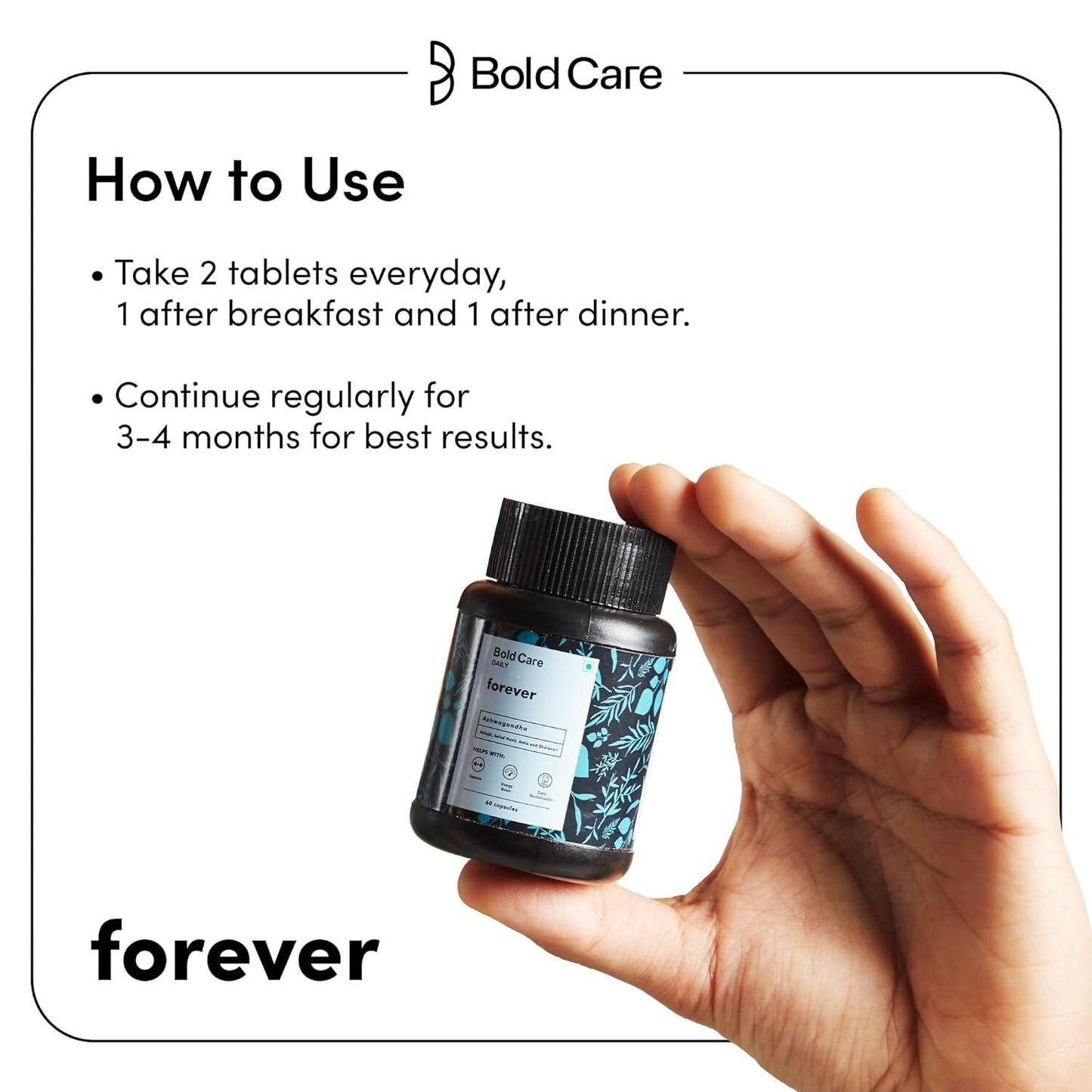Bold Care Forever - Natural Stamina Supplement Capsules