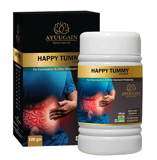 Ayuugain Happy Tummy Powder for Constipation Relief - usa canada australia