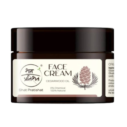 Shat Pratishat Natural Face Cream - Cedarwood Oil