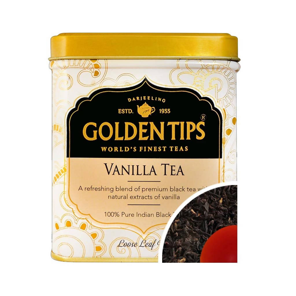 Golden Tips Vanilla Tea - Tin can - BUDNE