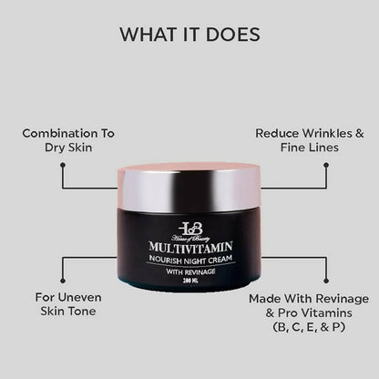 House Of Beauty Multivitamin Nourish Night Cream With Revinage For Face