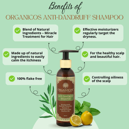 Organicos Anti-Dandruff Shampoo