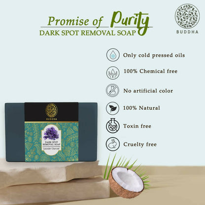 Buddha Natural Dark Spot Removal Soap - Reduce Skin Pigmentation, Perfect for Oily Skin