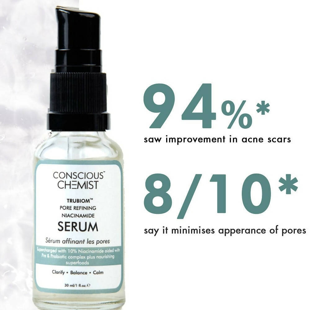 Conscious Chemist Trubiom Pore Refining Niacinamide Serum