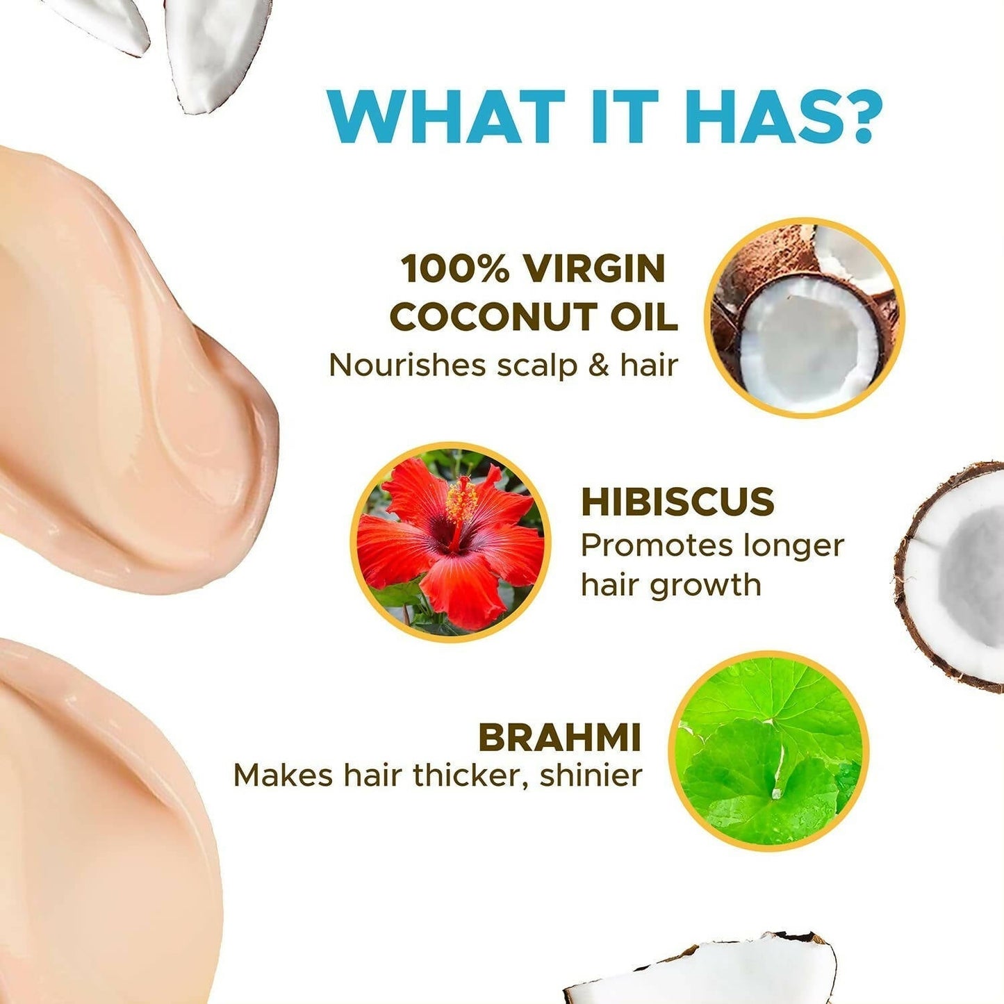 Coco Soul Hair & Scalp Conditioner with Coconut, Hibiscus & Brahmi
