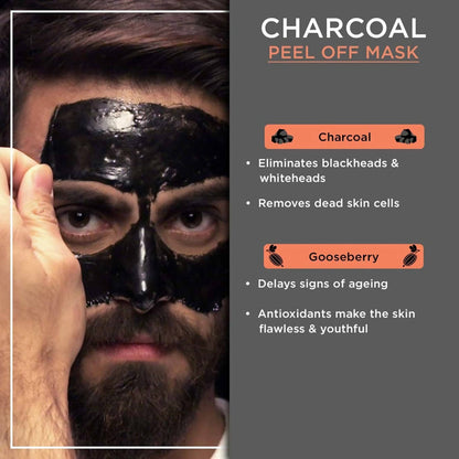 The Man Company Charcoal Peel Off Mask