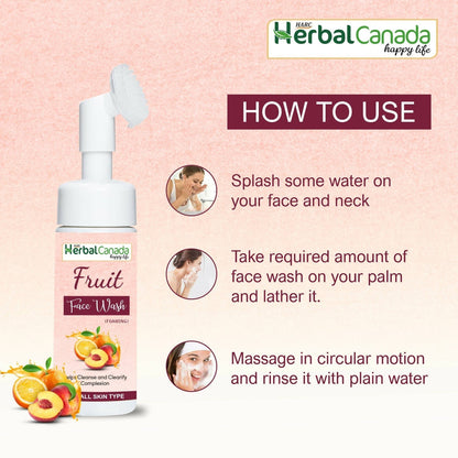Herbal Canada Fruit Foaming Face Wash