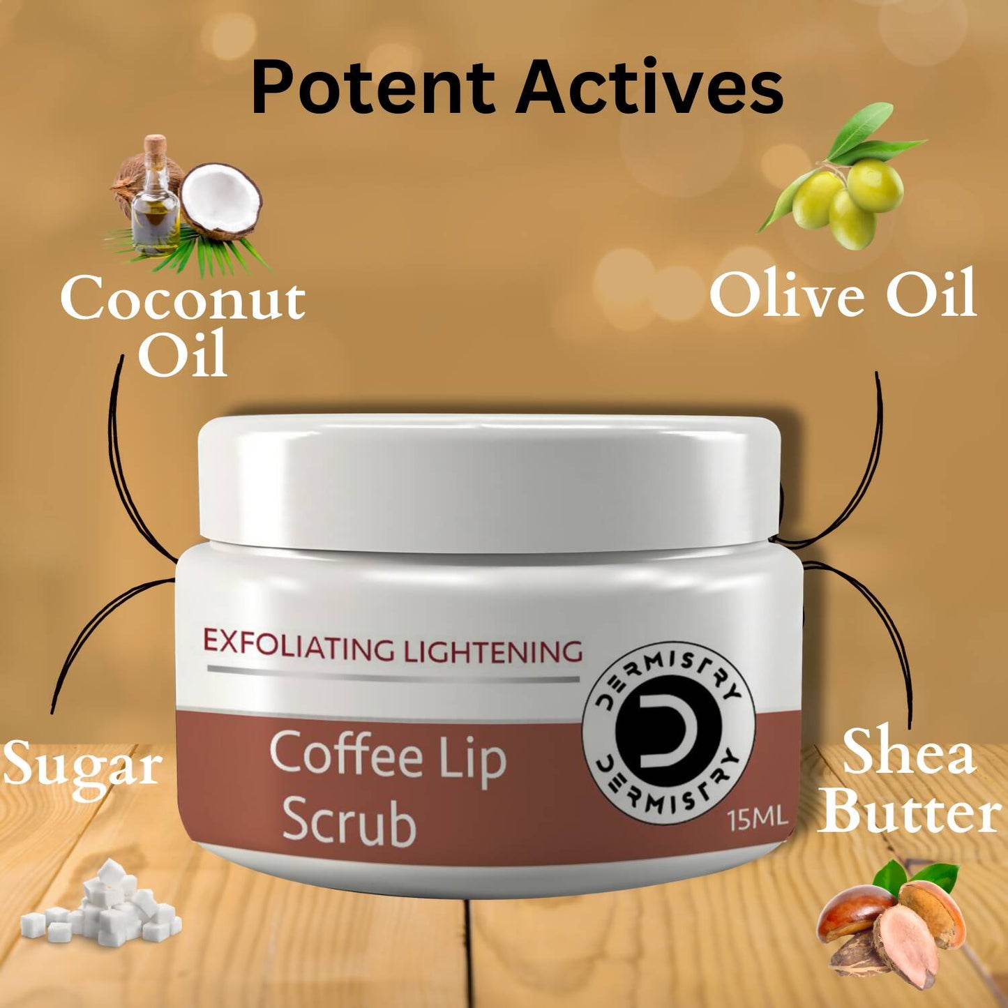 Dermistry Nourishing Cocoa Butter Lip Balm & Coffee Lip Scrub