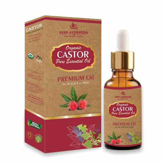 Deep Ayurveda Castor Pure Essential Oil - BUDNE