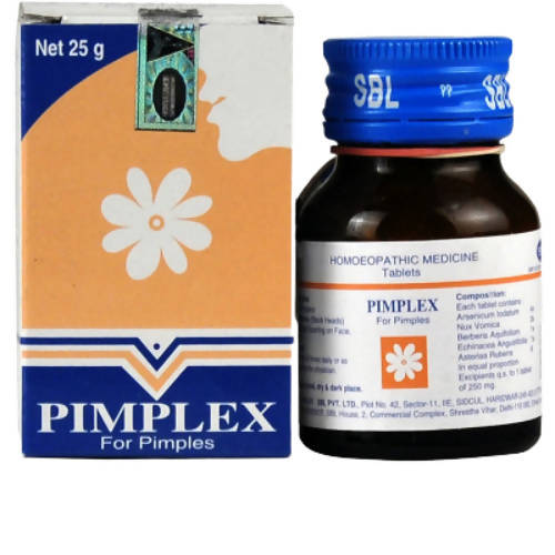 SBL Homeopathy Pimplex Tablets - BUDEN