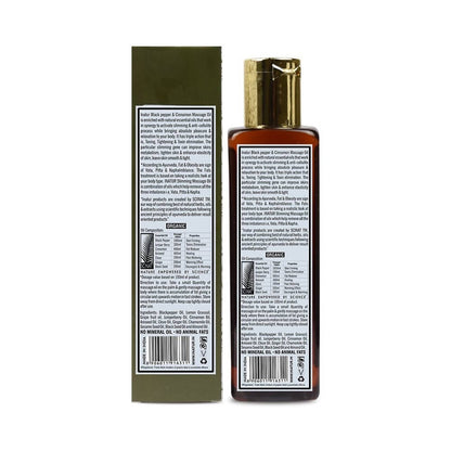 Inatur Black Pepper & Cinnamon Slimming Massage Oil