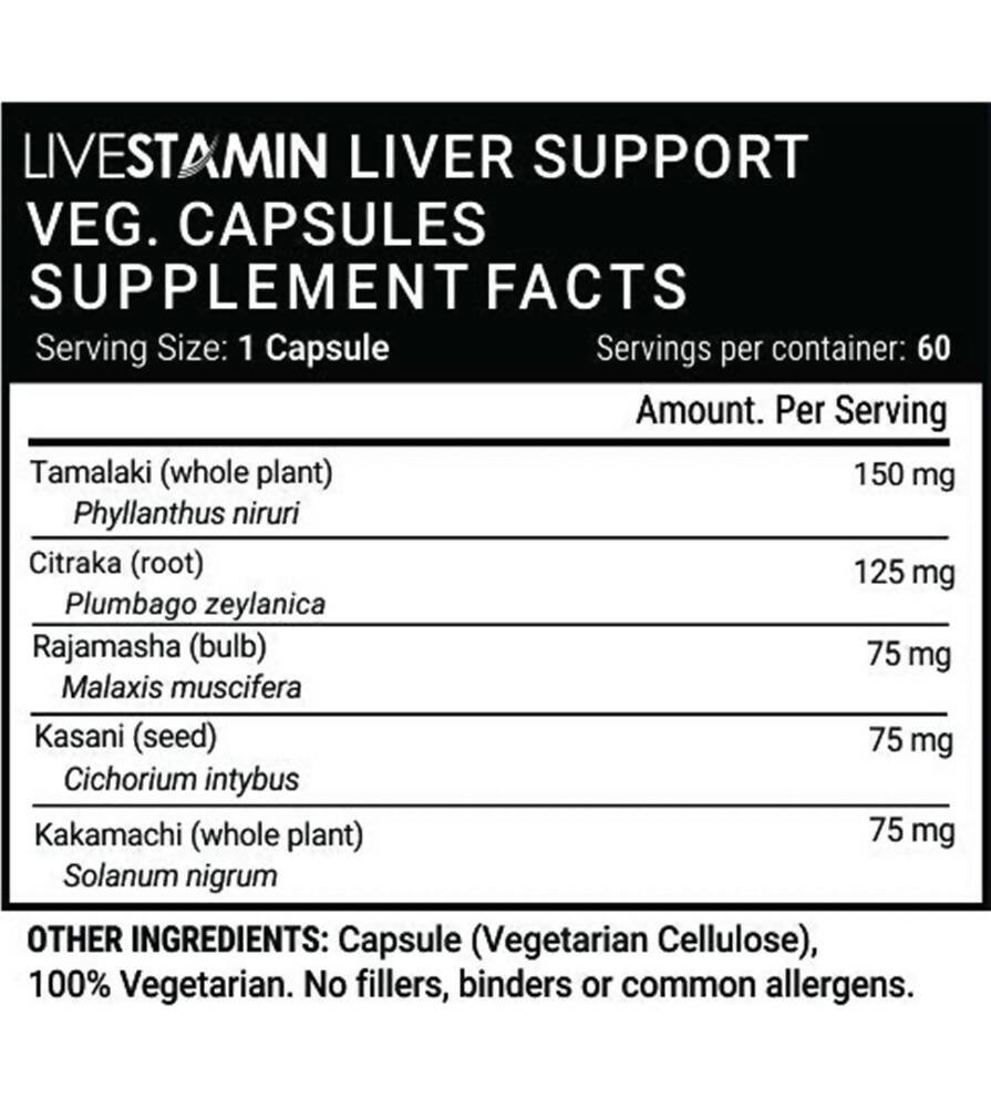 Livestamin Liver Support Capsules