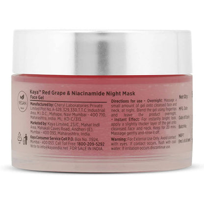 Kaya Red Grape & Niacinamide Night Mask