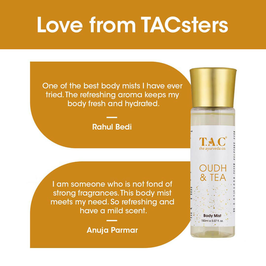 TAC - The Ayurveda Co. Oudh & Green Tea Body Mist