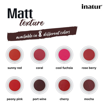 Inatur Lip and Cheek Tint Port Wine