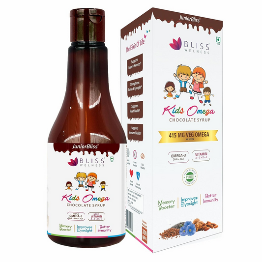 Bliss Welness Junior Bliss Kids Omega Syrup -  usa australia canada 
