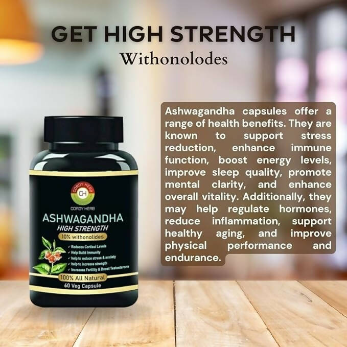 Cordy Herb Ashwagandha Extract Capsules