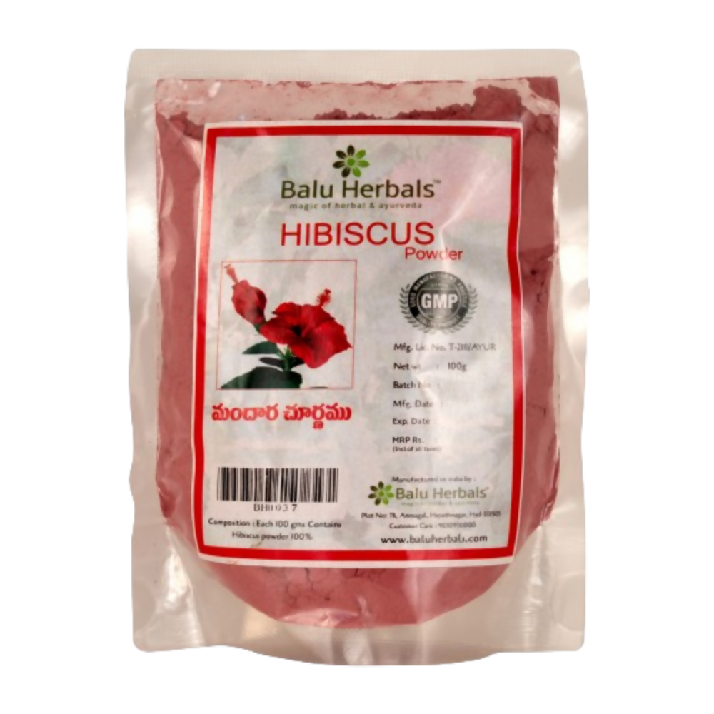 Balu Herbals Hibiscus Flower (Mandara) Powder - buy in USA, Australia, Canada