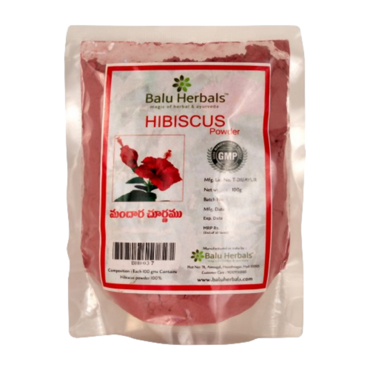 Balu Herbals Hibiscus Flower (Mandara) Powder - buy in USA, Australia, Canada