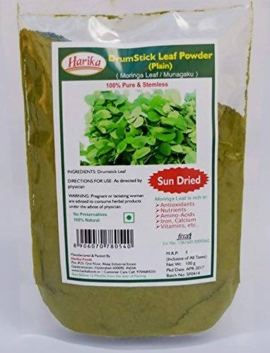 Harika Plain Drumstick Leaf Powder - BUDNE
