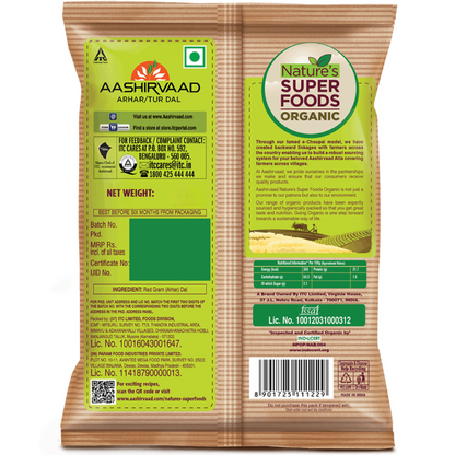 Aashirvaad Nature's Super Foods Organic Tur Dal