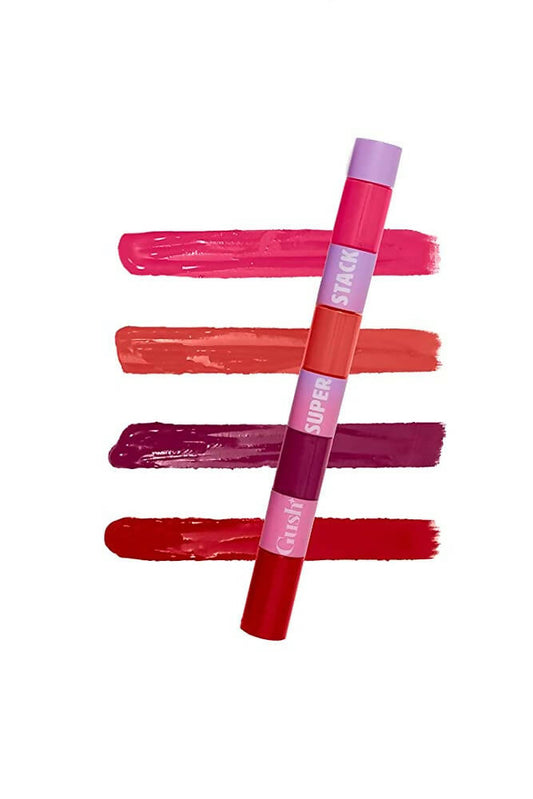 Gush Beauty Super Stack - Boldly Bright 4-In-1 - Liquid Lipstick - BUDNE