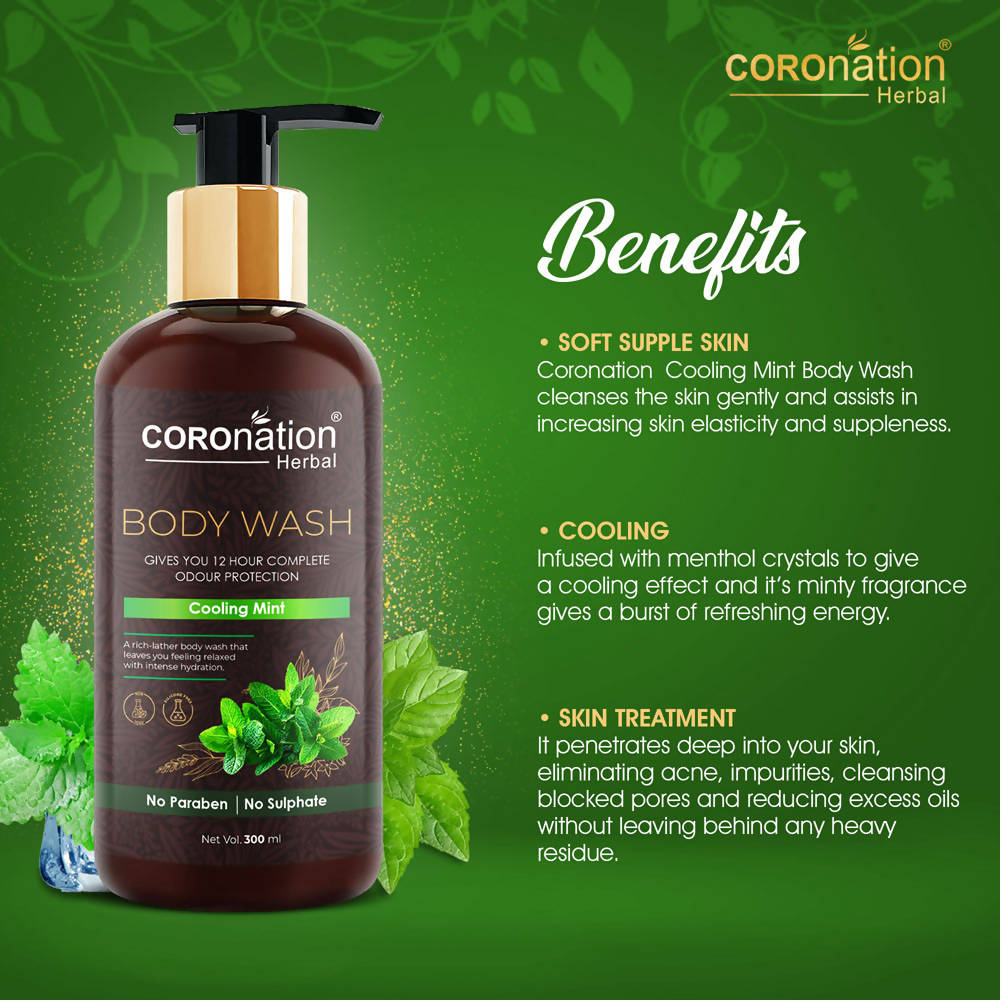 Coronation Herbal Cool Mint Body Wash