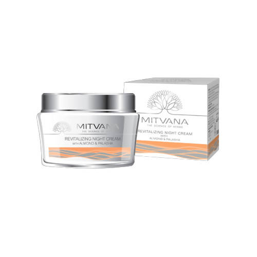 Mitvana Revitalizing Night Cream (with Almond & Palasha) - BUDEN