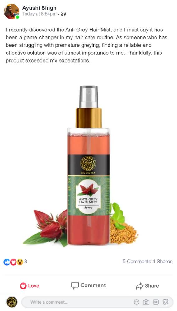 Buddha Natural Grey Hair Mist