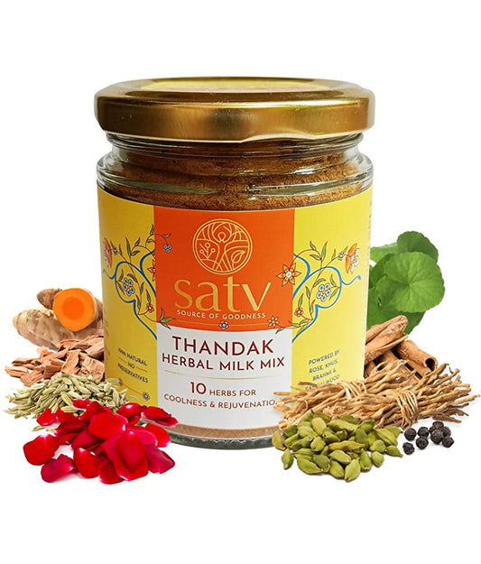 Satv Thandak Herbal Milk Mix - BUDNE