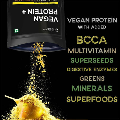 Carbamide Forte Vegan Protein+ Powder - Alphonso Mango Flavour