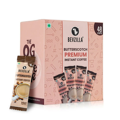 Bevzilla Instant Coffee Powder Sachets (Butterscotch) - BUDNE