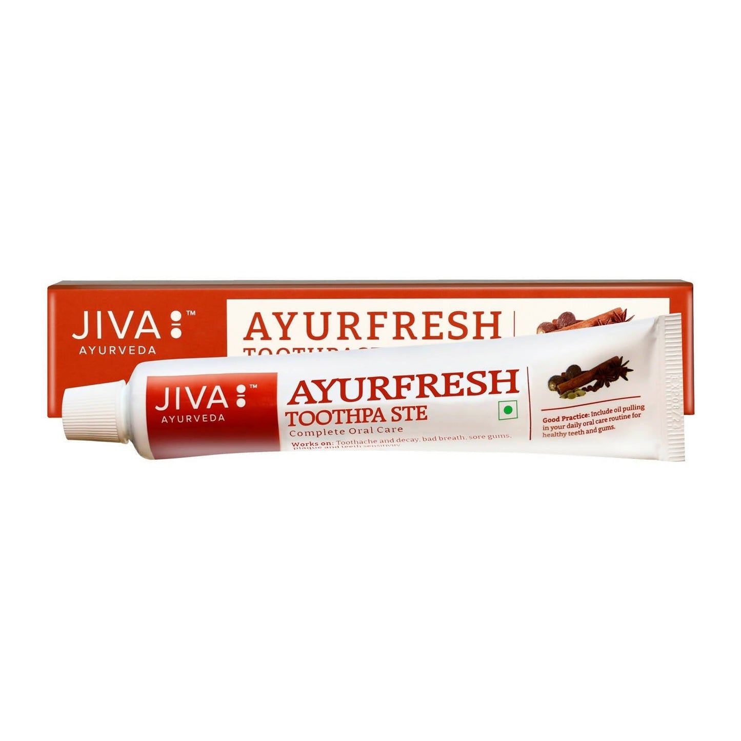 Jiva Ayurveda Ayurfresh Toothpaste With Almond Soap Free