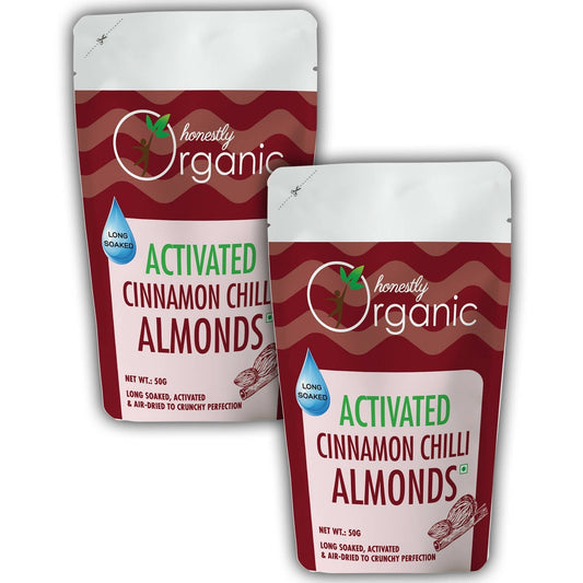 D-Alive Honestly Organic Activated Cinnamon Chilli Almonds