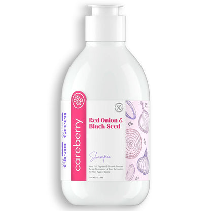 Careberry Organic Red Onion & Black Seed Stimulating Shampoo - Buy in USA AUSTRALIA CANADA
